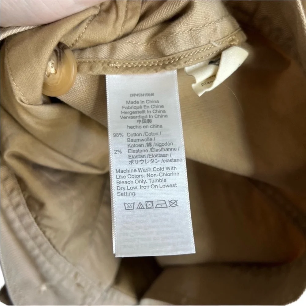 MADEWELL Pleat-Sleeve Military Jacket in Tan Size XS